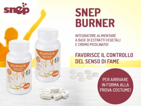 SNEP BURNER favorisce il controllo del senso di fame